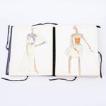 Karl Lagerfeld
Karl Lagerfeld Fashion Portfolio / Drawings for Tiziani, 161 Drawings